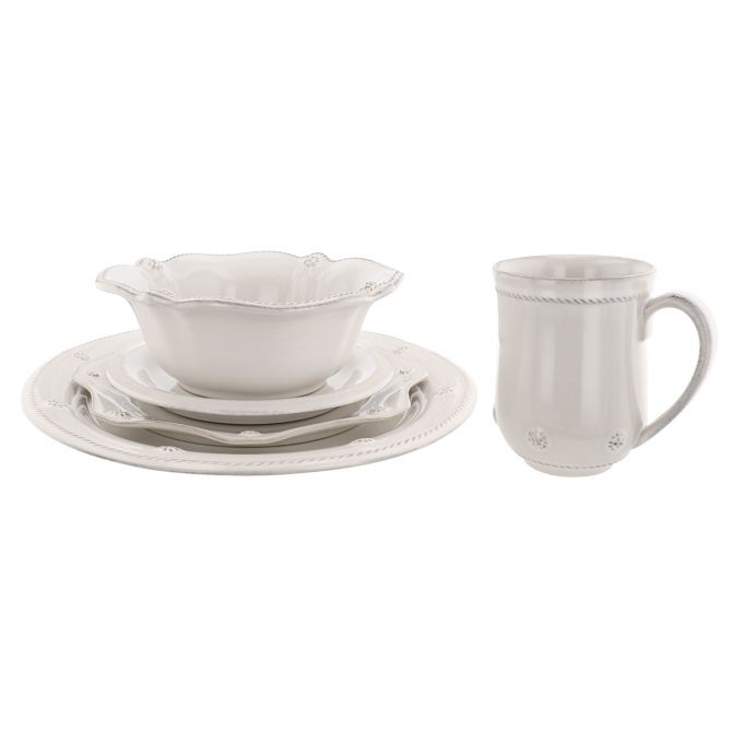 Juliska Berry and Thread Whitewash 5 Piece Place Setting